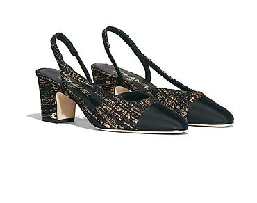 Туфли, 38.5, Chanel, Новый, цвет - Черный, Бесплатная доставка