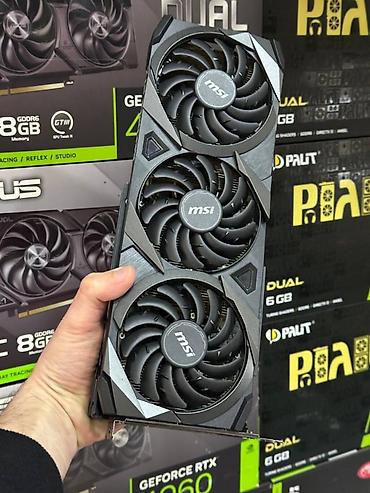 gtx 3060: Videokart MSI GeForce GTX 1660 Super, 12 GB, İşlənmiş — 7
