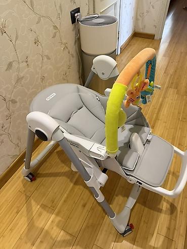 Столы для кормления: Peg Perego Prima pappa Follow Me uşaq yemək stulu və uzanma kreslosu — 2