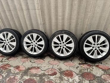 r18 зимние шины: Колеса в сборе 225 / 50 / R 18, Зима, Б/у, Комплект, Легковые, Литые — 1