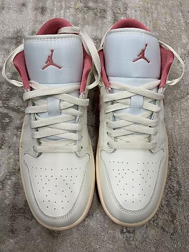 jordan 1: Кроссовки, 42, Air Jordan, Новый, цвет - Белый — 1