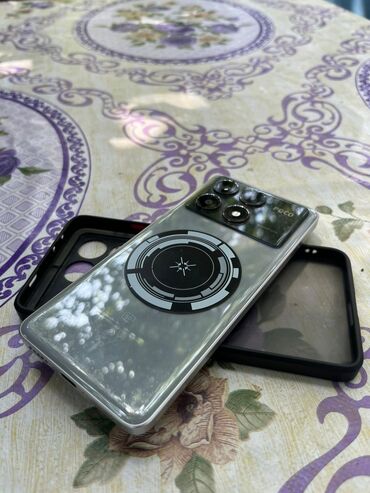 Poco: Poco X6 Pro 5G, 512 GB, rəng - Boz, Sensor, Barmaq izi, Face ID