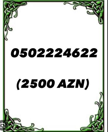 SİM-kartlar: Nömrə: ( 050 ) ( 2224622 ), İşlənmiş