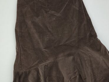 brązowa spódnice z guzikami: Spódnica, L, stan - Dobry