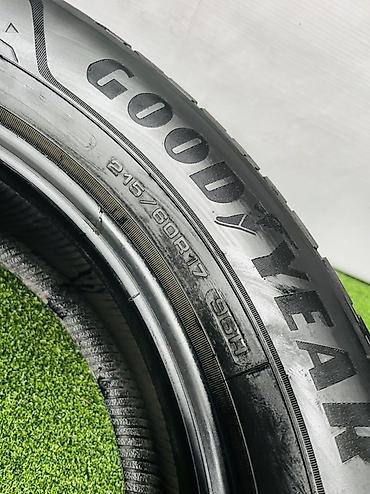 Шины: Шины 215 / 60 / R 17, Зима, Б/у, Комплект, Легковые, Германия, GoodYear — 8
