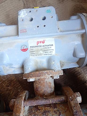 may bali: Pnevmatik aktuatorlu flanşlı klapan - Marka/model (aktuator): PVD — 2