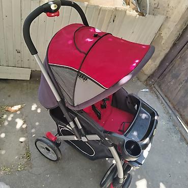 goodbaby: Uşaq arabası – Goodbaby brendi, qırmızı/boz rəng. Xüsusiyyətlər: - — 4
