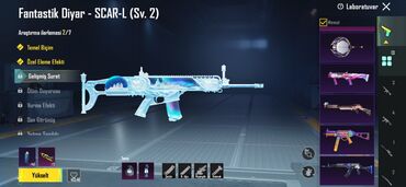 Digər: PUBG Mobile hesabında “Fantastik Diyar – SCAR‑L (Sv. 2)” skin - Nadir