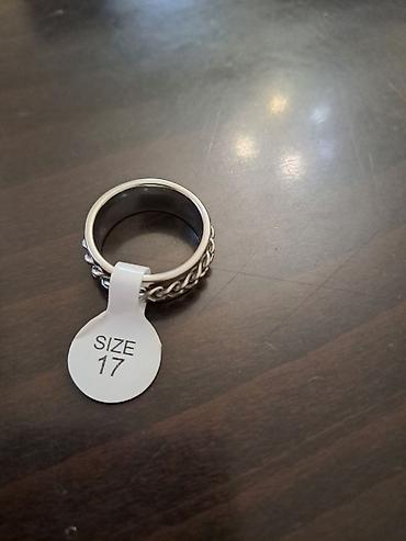 aydin 17: Paslanmayan poladdan uniseks üzük – zəncir detallı model. Нержавеющая — 1