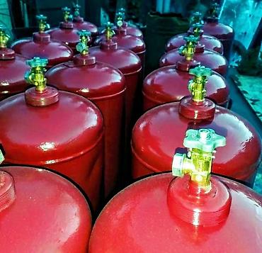 Газ балоны 50л бу с новыми вентилями Бишкек проверено на газовой