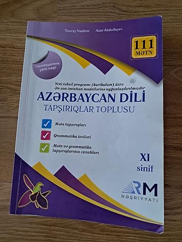 Книги и журналы: Məhsul: “Azərbaycan dili – Tapşırıqlar toplusu” (XI sinif), RM — 1