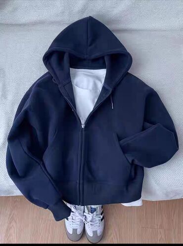 зип худи оверсайз мужские: Мужская толстовка, 3XL (EU 46), Adidas, Новый, цвет - Синий, Платная доставка, Самовывоз