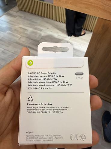 iphone adapter 20w: Simsiz şarj cihazı Apple, 20 Vt, Yeni — 2