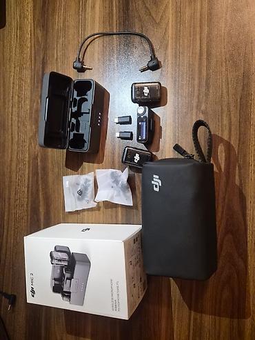 vifi ötürücü: DJI Mic 2 simsiz mikrofon sistemi Paket məzmunu: - 2 ədəd simsiz — 1