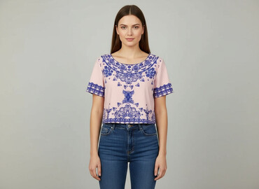 t shirty damskie plus size: Bluzka damska, rozmiar M
