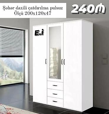 yeni bakı: 3 qapılı dolab Yep yeni 240 azn rəng seçimi var çatdırılma var — 1