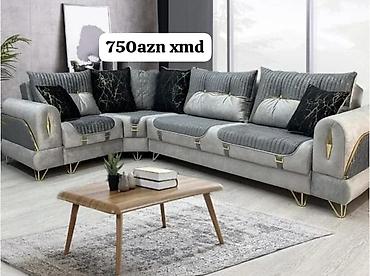 munasibət: Künc divan, Qonaq otağı üçün, Bazalı, Açılan — 1