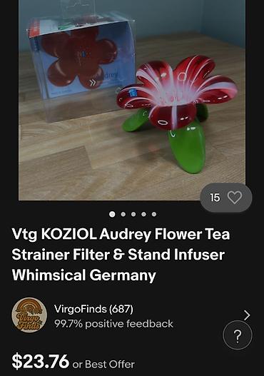 Ostalo posuđe: Nova cediljka Andrey,murano stil Nemacka iz 2005god. Dvodelna — 12