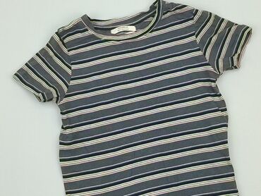 bluzki w pionowe paski: T-shirt, Pull and Bear, XS, stan - Dobry