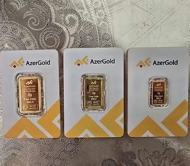 ag qizil: AzerGold qızıl külçələri 1 2 ve 5 qr. birlikde satilir. tek tek — 1