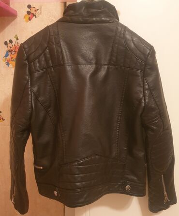 Jakne, kaputi i prsluci: ZARA kozna jakna bajkerka 11-12 godina 152 cm, girls biker jacket — 4