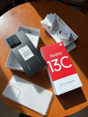 pixel чехол: Redmi, Redmi 13C, Жаңы, 256 ГБ, түсү - Кара, 1 SIM, 2 SIM