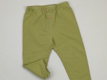 spodnie z szelkami dla chłopca: Legginsy, Fox&Bunny, 9-12 m, stan - Dobry