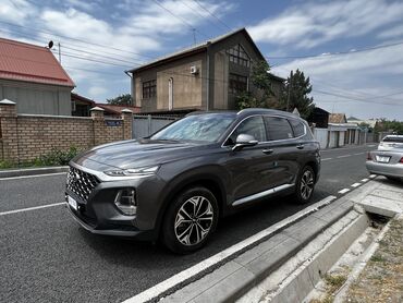 серый hyundai: Hyundai Santa Fe: 2019 г., 2.2 л, Автомат, Дизель, Кроссовер
