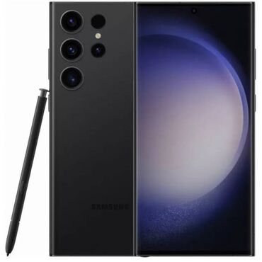23 ултра: Samsung Galaxy S23 Ultra, Б/у, 256 ГБ, цвет - Черный, 2 SIM