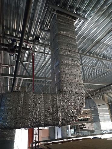 Установка вытяжек и вентиляции: Крышные вытяжные вентиляторы с комплектом фильтров и воздуховодов — 5