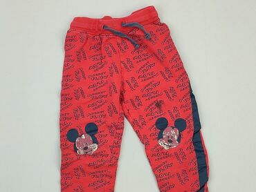 spodnie z lat 90: Spodnie dresowe, Disney, 2-3 lat, 92/98, stan - Zadowalający