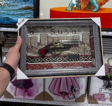 airsoft silah satis: Dekorativ divar kompozisiyası – antik üslubda maket tapança və — 10