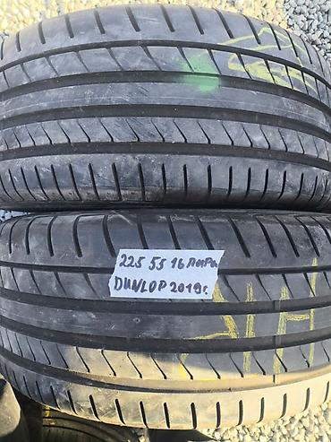 2255516: Шины 225 / 55 / R 16, Лето, Б/у, Пара, Легковые, DUNLOP — 1