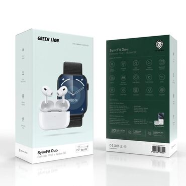 айыон xs: Mobi Center/ Моби центр Наушники Green Lion SyncFit Duo Earbuds Pro