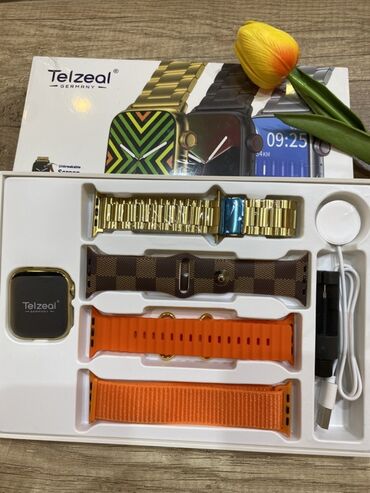 smart saatlar tap az: Smart saat, Telzeal, Sensor ekran, rəng - Qızılı