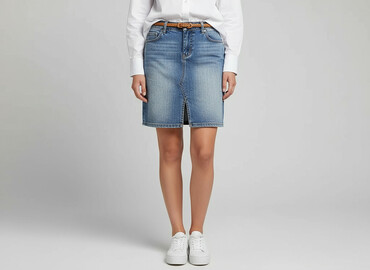 spódniczka jeansowe hm: Amisu, Women`s skirt, size S