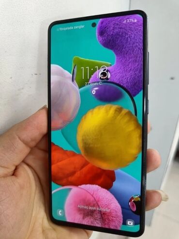 Audio: Samsung Galaxy A51, 128 GB, rəng - Göy, Sensor