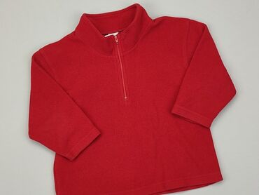 czerwony sweterek: Bluza, 3-4 lat, 98-104 cm, stan - Dobry