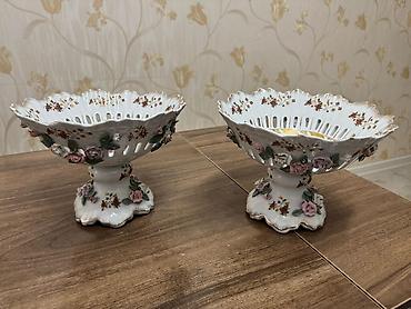 meyvə qablari: Porcelan şirniyyat/meyvə qabları – 2 ədəd dəst Xüsusiyyətlər: - — 2