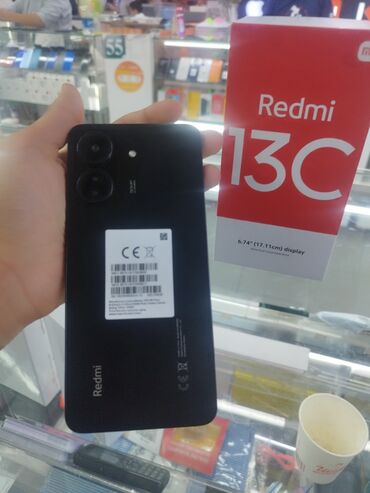 где можно купить ноутбук в бишкеке: Redmi, Redmi 13C, Б/у, 256 ГБ, цвет - Черный, В рассрочку, 2 SIM
