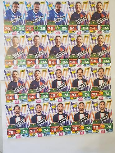 sak qosqu: Futbol kolleksiya kartları dəsti 195 kart - Seriya: Blast Cards — 8