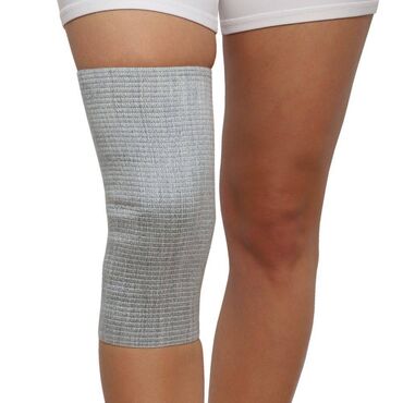 Бинты, повязки: Бандаж для коленного сустава, F-400 Основа – эластичное полотно с