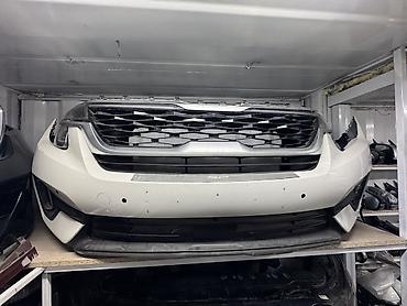d 110: Передний бампер в сборе для Kia Seltos - Цвет: белый (заводской — 1
