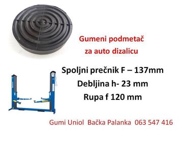 Alati za automobile: Gumeni podmetači auto dizalice i radionice. Dostupne dimenzije i na lalafo.rs — 3 Alati za automobile: Gumeni podmetači auto dizalice i radionice. Dostupne dimenzije i — 3