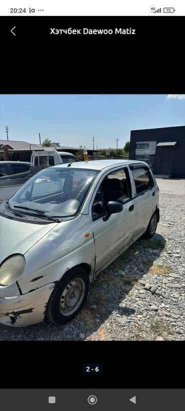 обмен на малометражку: Представлен компактный хэтчбек Daewoo Matiz, выполненный в серебристом