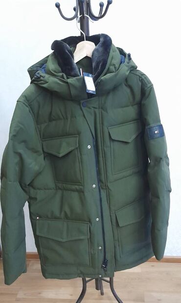 куртка м65: Куртка Tommy Hilfiger, L (EU 40), цвет - Зеленый