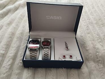 золото колцо: Набор часов и украшений в подарочной коробке CASIO. Состав набора: - — 7