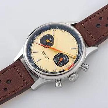 Ručni satovi: Sugess Chrono Heritage S387 - Bež - 40mm (SeaGull ST1901) — 18