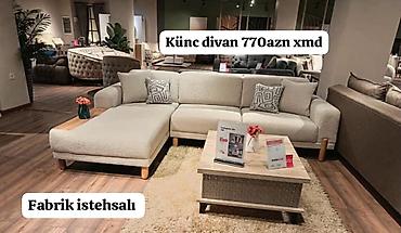 Künc divan – 770 AZN (xmd) Fabrik istehsalı, müasir dizaynlı