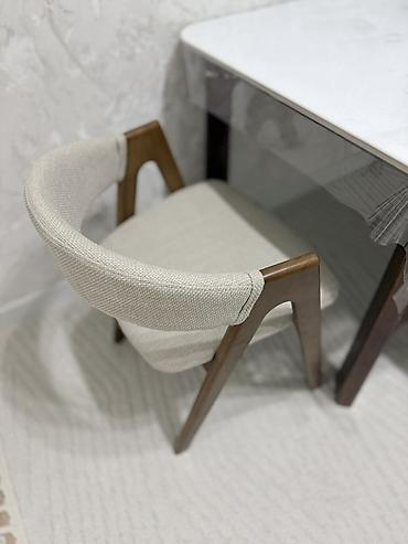 study table: Кухонный стол и стул, Новый, Самовывоз, цвет - Бежевый — 2